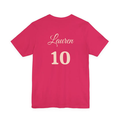 CUSTOMIZABLE Boujee & Blessed Pearl Emblem Jersey Tee