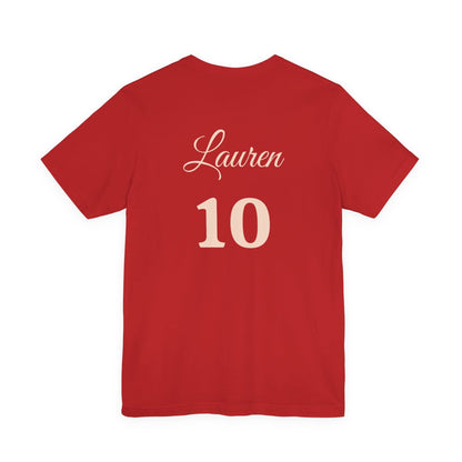 CUSTOMIZABLE Boujee & Blessed Pearl Emblem Jersey Tee