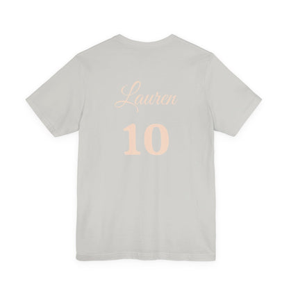 CUSTOMIZABLE Boujee & Blessed Pearl Emblem Jersey Tee