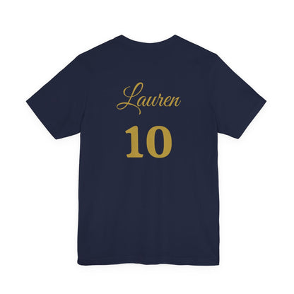 Customizable Bee Boujee Pearl Emblem Tee