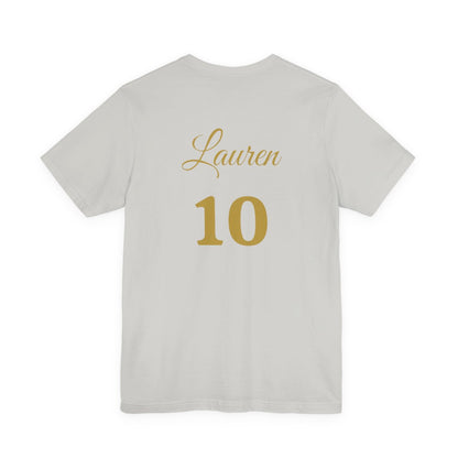 Customizable Bee Boujee Pearl Emblem Tee