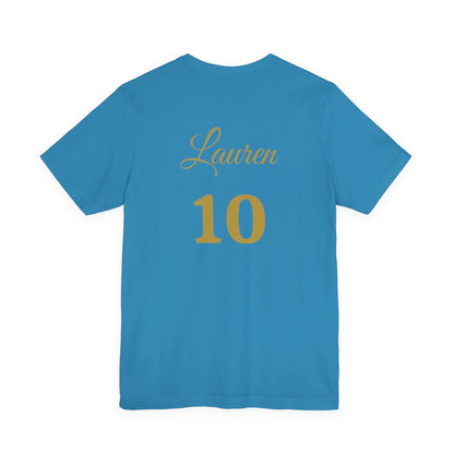 Customizable Bee Boujee Pearl Emblem Tee
