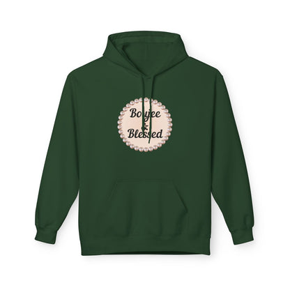 Personalized "Boujee & Blessed" Midweight Fleece Hoodie