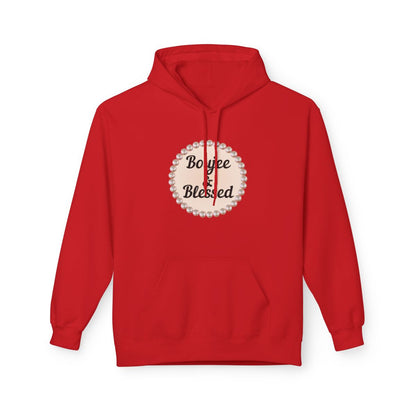 Personalized "Boujee & Blessed" Midweight Fleece Hoodie