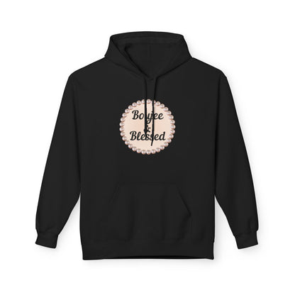 Personalized "Boujee & Blessed" Midweight Fleece Hoodie