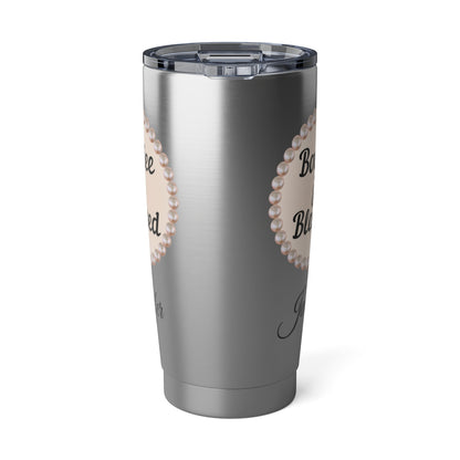 Personalized Boujee & Blessed 20 oz Insulated Travel Tumbler