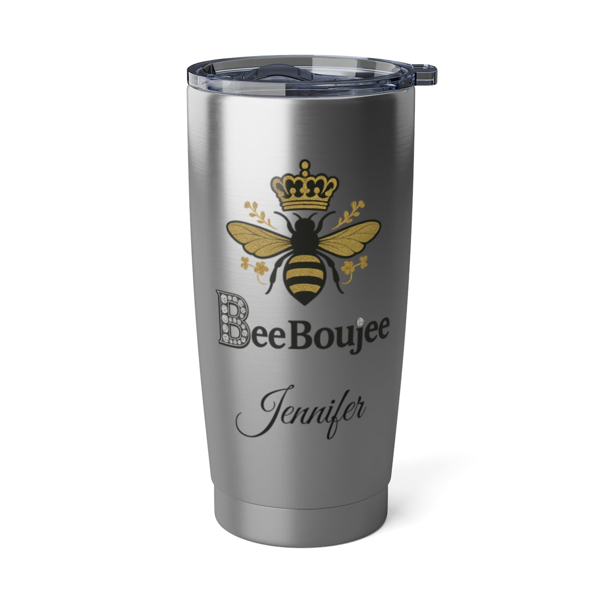 Personalized Bee Boujee 20 oz Insulated Travel Tumbler