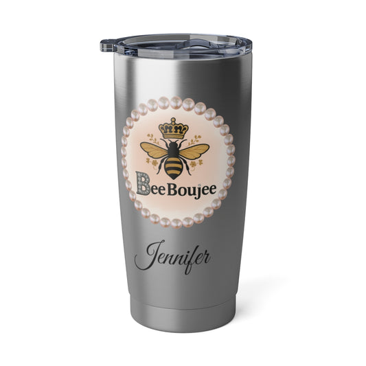 Personalized Bee Boujee 20 oz Insulated Travel Tumbler