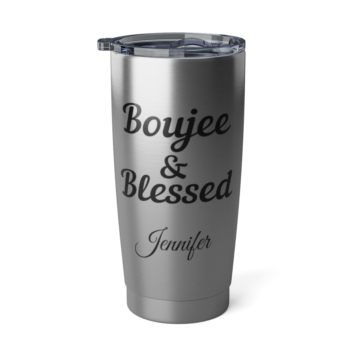 Personalized Boujee & Blessed 20 oz Insulated Travel Tumbler