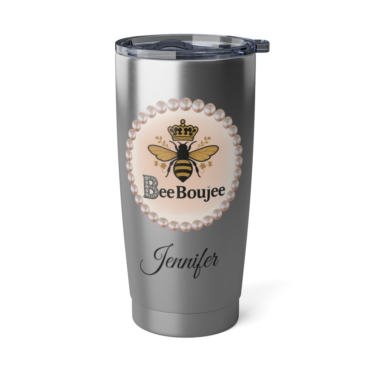 Personalized Bee Boujee 20 oz Insulated Travel Tumbler