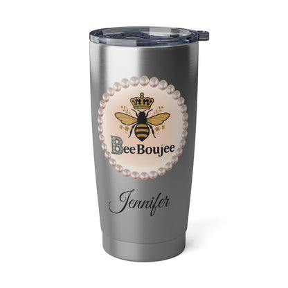 Personalized Bee Boujee 20 oz Insulated Travel Tumbler