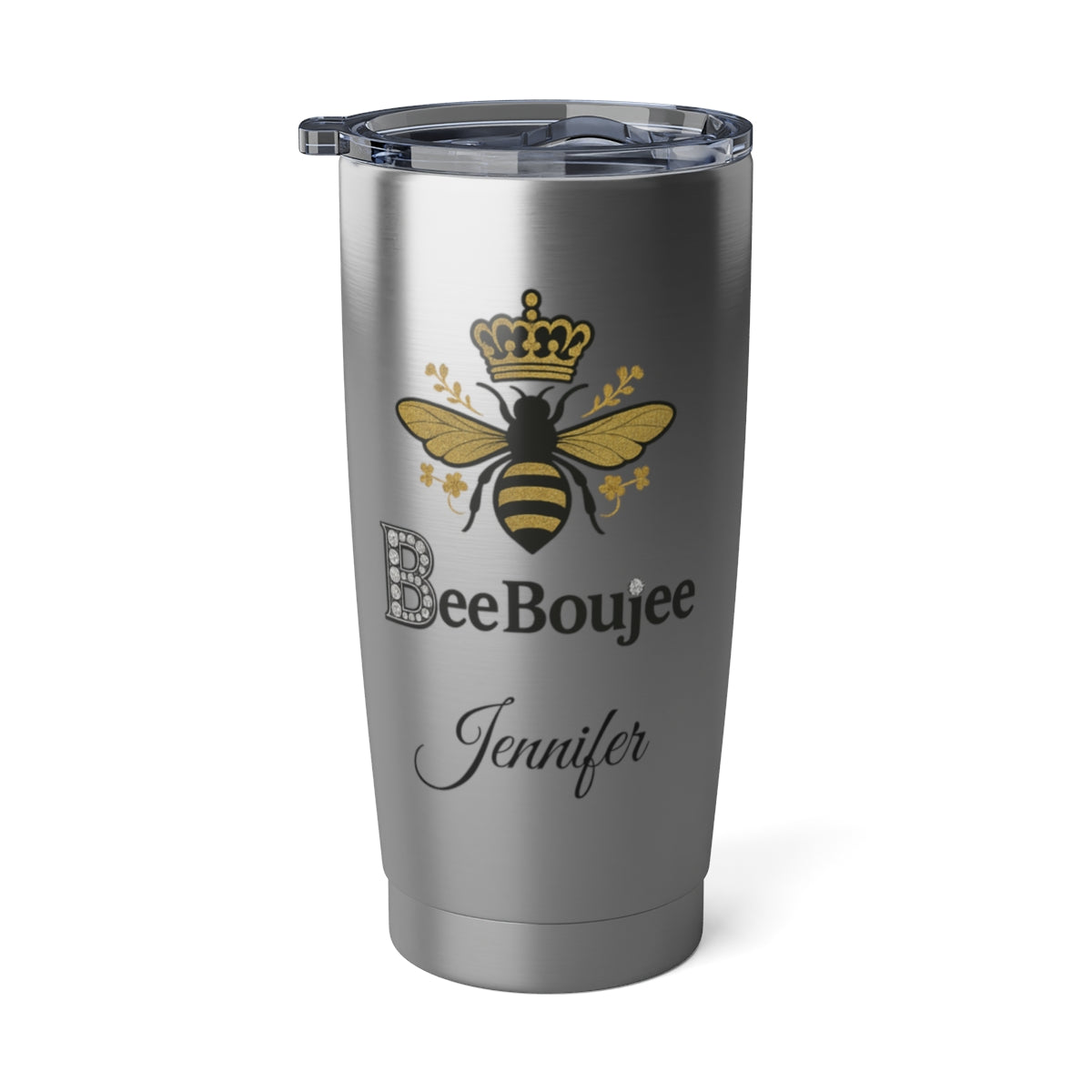 Personalized Bee Boujee 20 oz Insulated Travel Tumbler