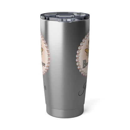 Personalized Bee Boujee 20 oz Insulated Travel Tumbler